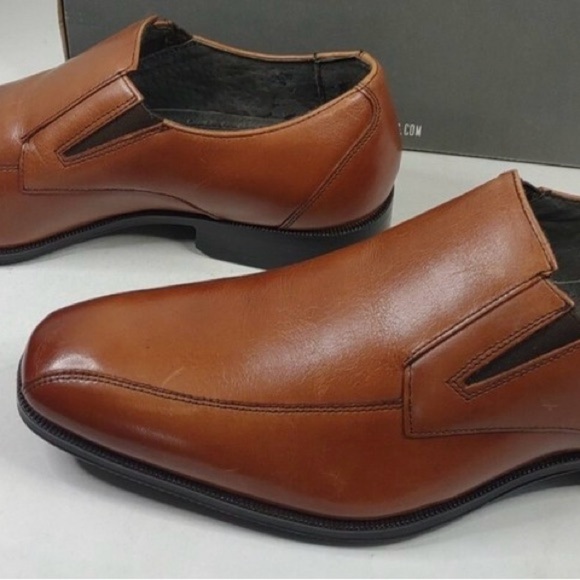 Stacy Adams Men's Fairchild Slip On 10.5 m Scotch Leather Shoes G9 - Picture 3 of 10